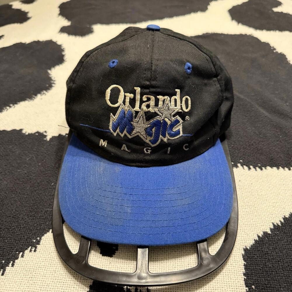 Vintage 90s RARE NBA Orlando Magic Twins Enterprise‎ Snapback Cap Hat OSFA